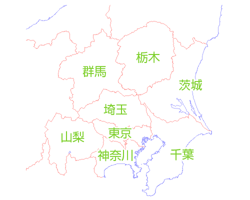 関東　教会　マップ